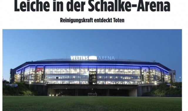 开云娱乐平台-图片报：沙尔克球场厕所发现一具尸体，65岁老人疑似突发疾病去世